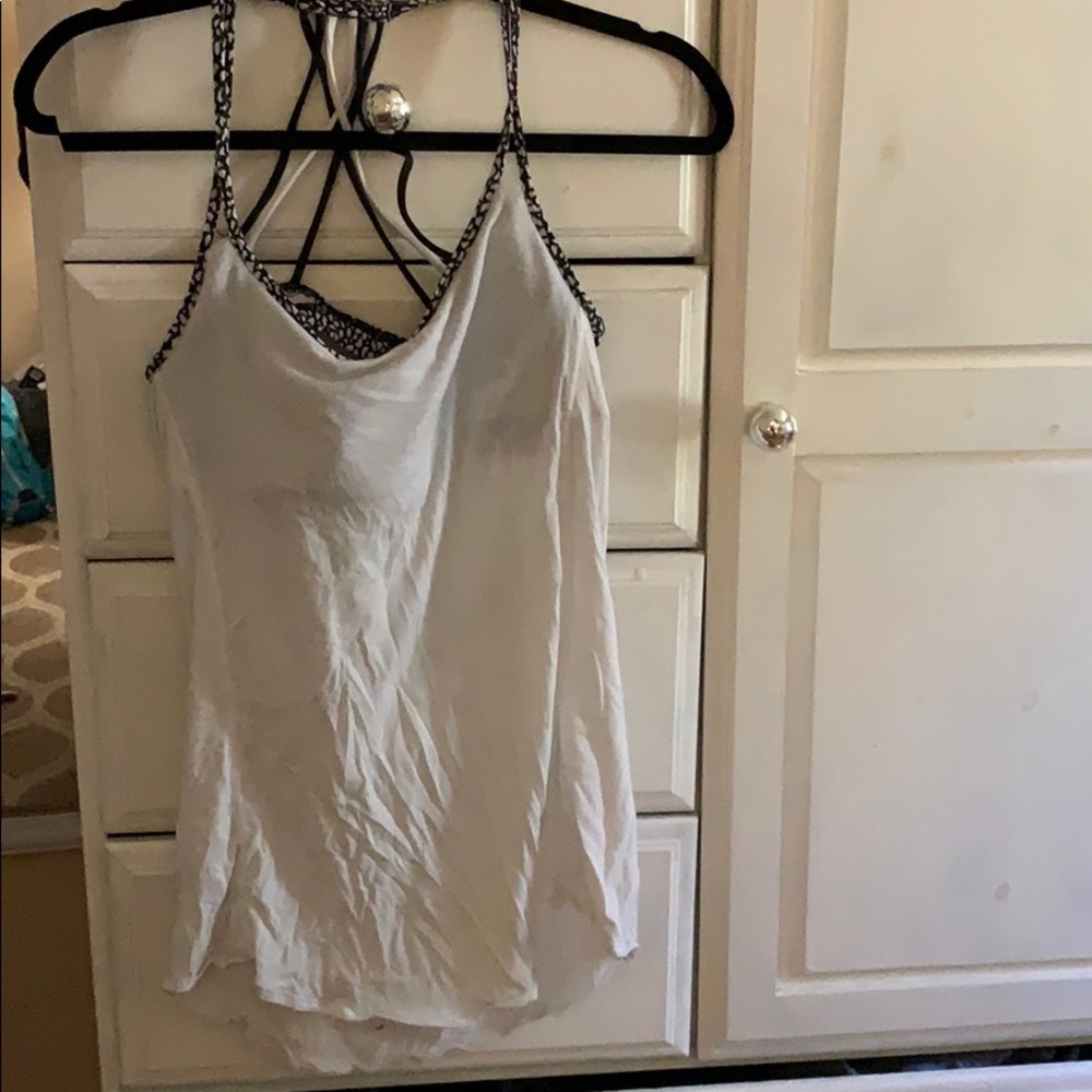 Lily lemon Open Back Tank top